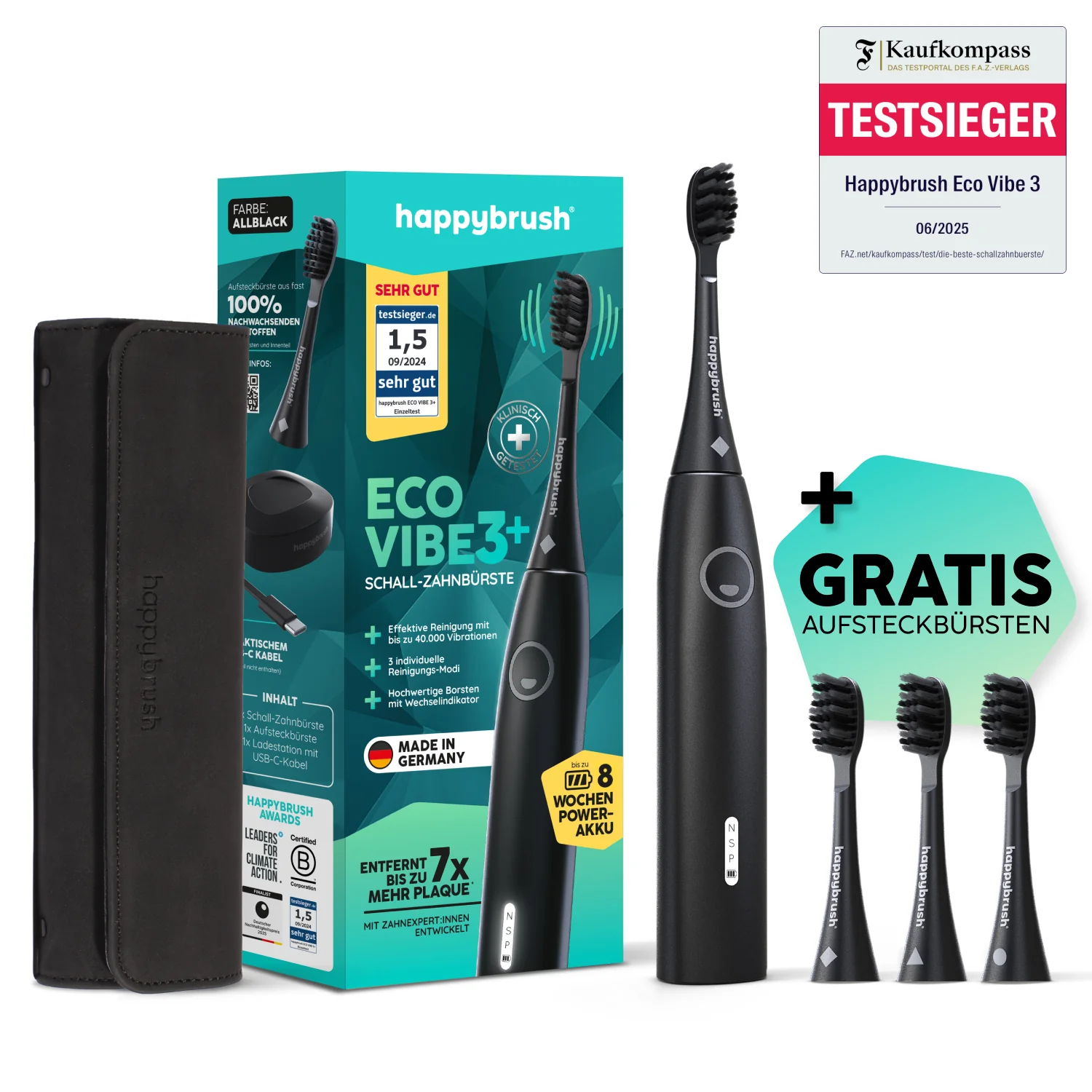 Starter Angebot mit gratis Aufsteckbürsten